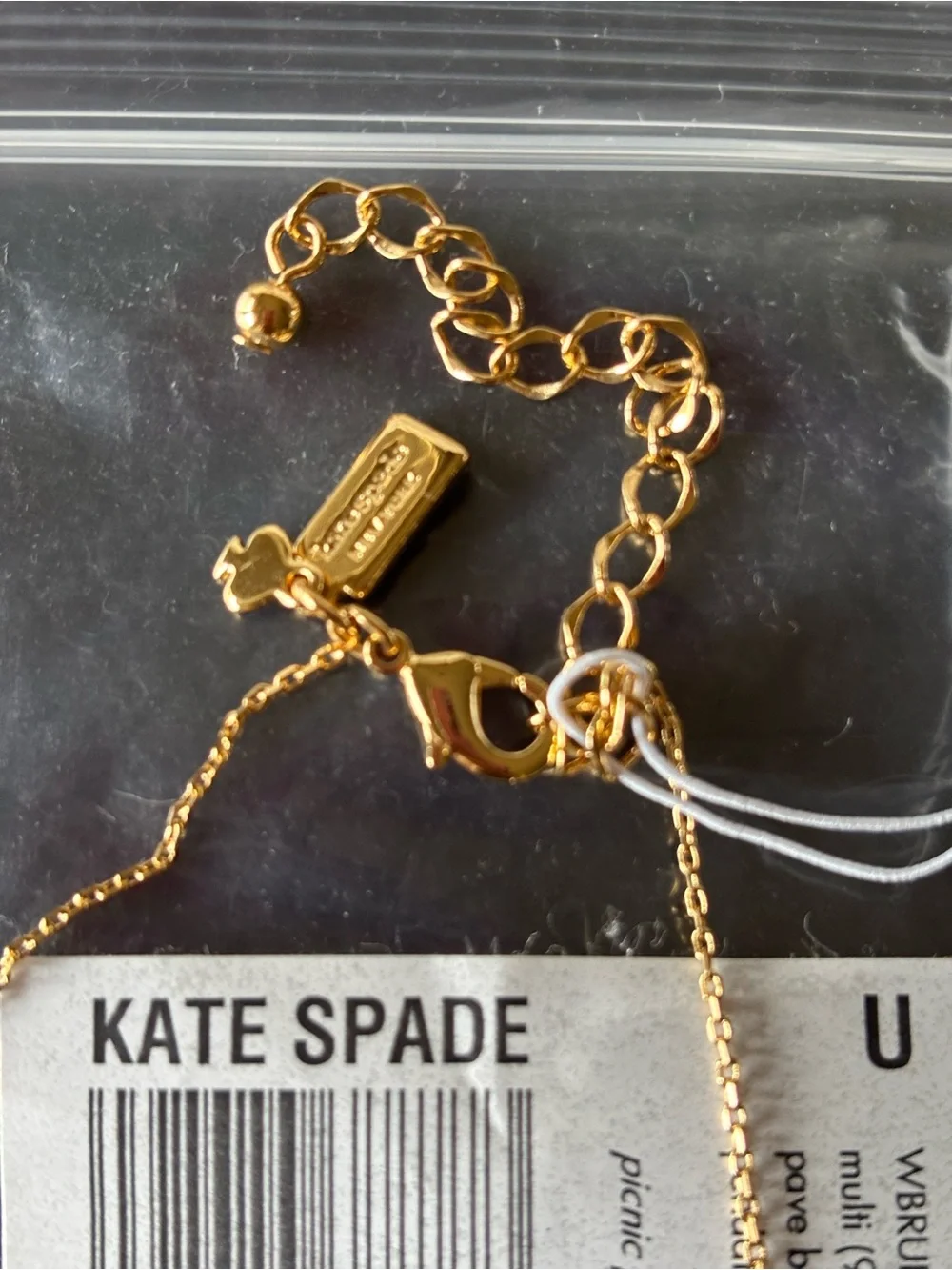 kate spade Gold-tone Bee Pendant Necklace with Yellow and Black Enamel